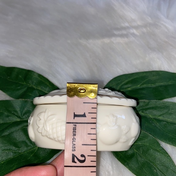 Vintage 1998 Lenox Fruits Of Life Handcrafted Porcelain Ceramic Trinket Box - Picture 15 of 17